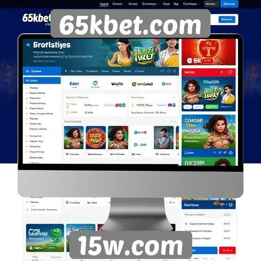 Acessibilidade e design do site 65kbet.com