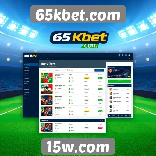 Avaliação da interface do usuário do 65kbet.com